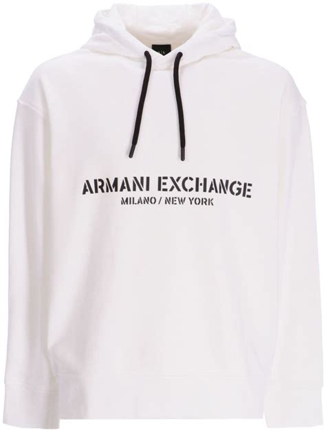 farfetch armani exchange hoodie